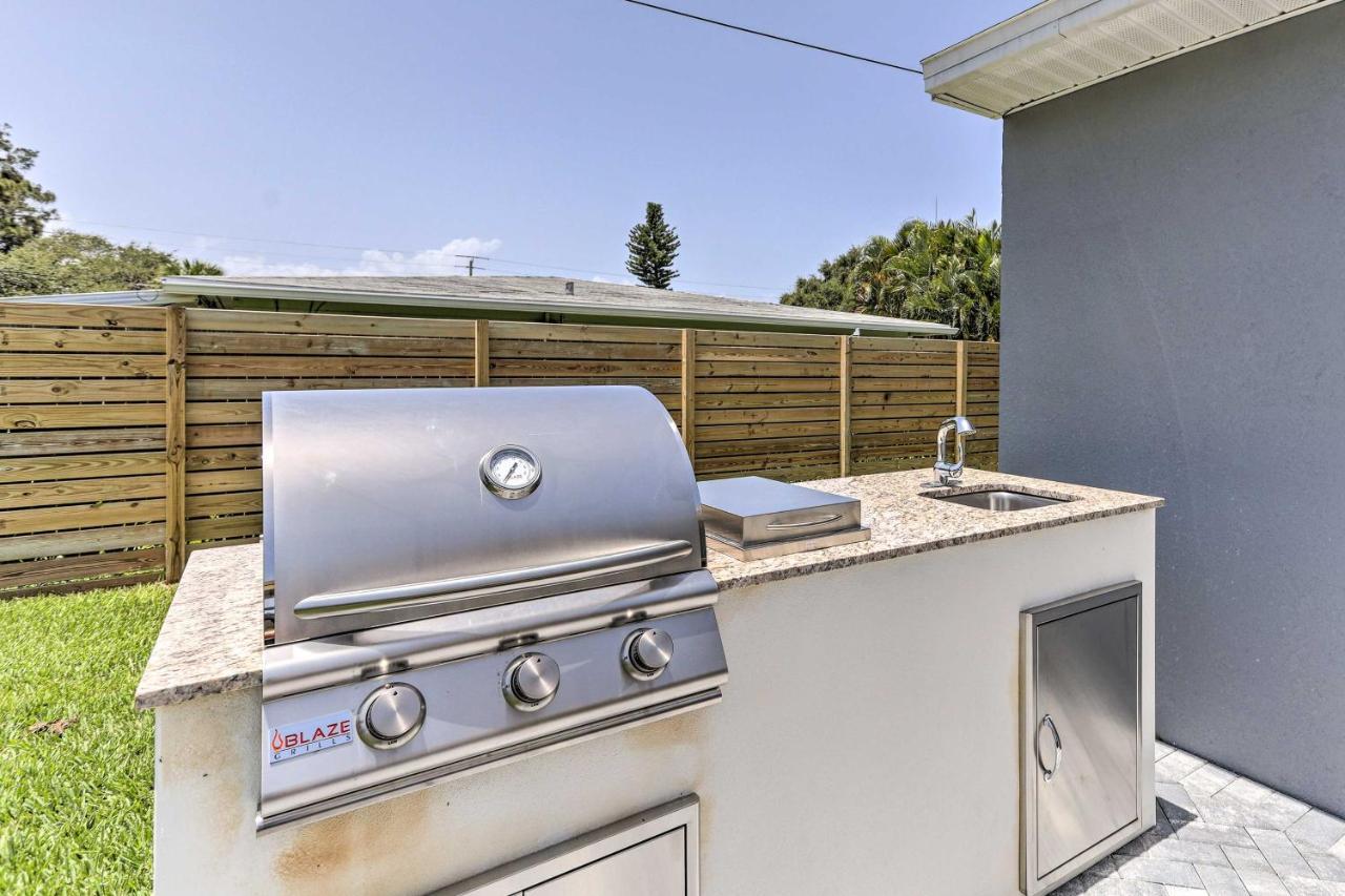 Beach House With Outdoor Kitchen, Walk To Coast Cocoa Beach Exterior foto