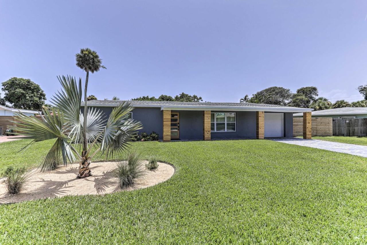 Beach House With Outdoor Kitchen, Walk To Coast Cocoa Beach Exterior foto